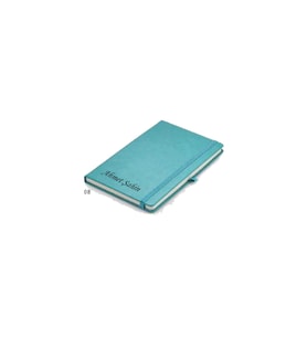Termoderi Kapaklı Defter ( 13 x 21 cm ) (Turkuaz)