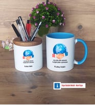Uluslararası İlişkiler Uzmanı Kalemlik, Kupa Bardak T Kişiye Özel Hediye (Model 7)