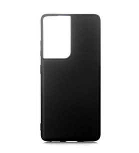 Samsung Galaxy S21 Ultra Kılıf Soft Mat Premier Case (Siyah)
