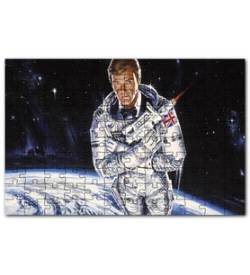 Cakapuzzle Astronot James Bond Puzzle Yapboz MDF (Ahşap) (255 Parça)