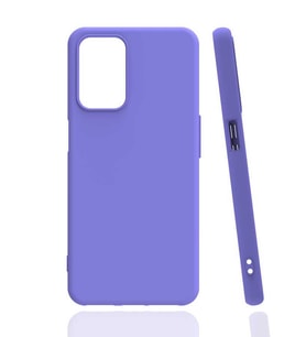 Oppo A55 4G Kılıf Zore Biye Silikon Kılıf (Lila)