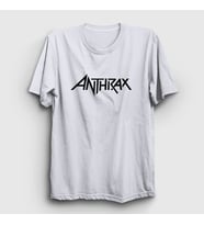 Presmono Unisex Sarı Anthrax T-Shirt 9919tt (Beyaz)