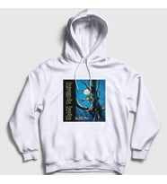 Presmono Unisex Gri Fear Of The Dark Iron Maiden Kapüşonlu Sweatshirt 86047tt (Beyaz)