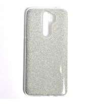 Xiaomi Redmi Note 8 Pro Kılıf Simli Parlak Shining Kapak (Gri)