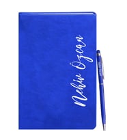 Kişiye Özel Defter Kalem H01 (Mavi)