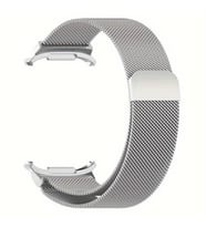 Microsonic Samsung Galaxy Watch Ultra Milanese Loop Kordon Siyah (Gümüş)