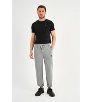 ALEXANDERGARDI Cepli Jogger Eşofman Altı (E24-002902) (Gri)