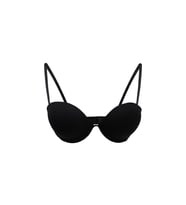 Eros Double Push-Up Straplez Sütyen (Siyah)