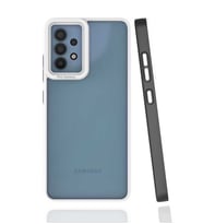 Samsung Galaxy A32 4G Kılıf Koruyucu Mat Mima Kapak (Siyah)