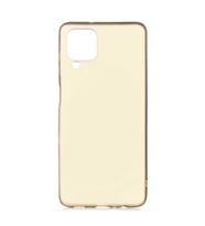 Galaxy A12 Kılıf Zore Premier Silikon Kılıf (Gold)