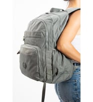 571 Collection Okul Çantası Çok Cepli Yağmur Geçirmez Klinkır Kumaş (Gri)