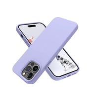 Digimanya Iphone 15 Silikon Lansman Esnek Kılıf (Mor)