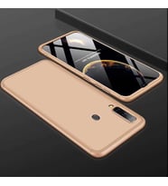 Galaxy A20S Kılıf Zore Ays Full Koruma Kılıf (Gold)