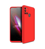 Galaxy A21S Kılıf Zore Ays Full Koruma Kılıf (Kırmızı)