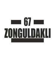 67 Zonguldaklı Araba Sticker siyah 16x9 CM (Siyah)