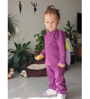 2'li Fitilli Çocuk Takım (Mor)
