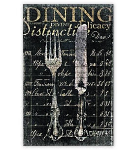 Cakapuzzle Dergi Kapağında Çatal Bıçak Puzzle Yapboz MDF (Ahşap) (1000 Parça)
