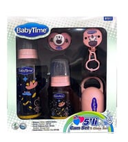 Baby Time 5'li Cam Set 8699943245177 (Pembe)