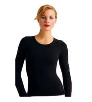 Anıt Bayan Uzun Kollu Fanila Atlet Body Renk Seçenekli 2142 (Siyah)