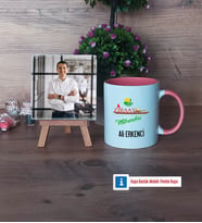 Ziraat Mühendisi Fotoğraflı Dekoratif Taş, Kupa Bardak Beyaz Hediye (Model 6)