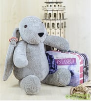 Özgüner Uyku Arkadaşım 45 cm Pelüş Tavşan (Gri)