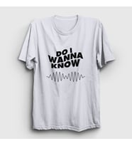 Presmono Unisex Sarı Know Arctic Monkeys T-Shirt 13962tt (Beyaz)