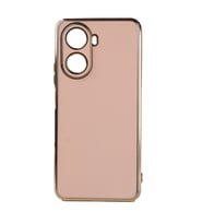 Huawei Nova 10 SE Kılıf Zore Bark Kenarları Altın Renk Kılıf (Rose)