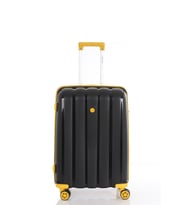 Mçs Polipropilen Valiz V305 65 CM (Siyah - Sarı) (Siyah-Sarı)
