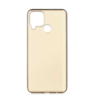 Realme C25 Kılıf Soft Mat Premier Case (Gold)