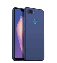 Microsonic Matte Silicone Xiaomi Mi 8 Lite Kılıf (Lacivert)