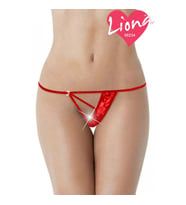 Zincirli Büyük Beden Fantazi Külot (Siyah)