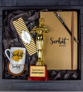 eJOYA Öğretmenlere Özel Oscar Ödülü Hediye Kutusu 110612 (Model 5)