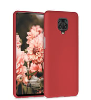 Matte Silicone Xiaomi Redmi Note 9 Pro Kılıf (Kırmızı)