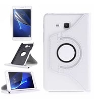 Galaxy Tab 4 T280 Zore Dönebilen Standlı Tablet Kılıfı (Beyaz)