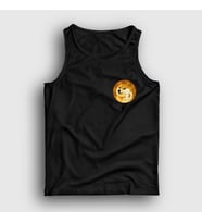 Presmono Unisex Sarı Dogecoin Bitcoin Atlet 263459tt (Siyah)