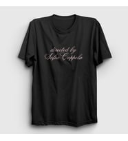 Presmono Unisex Kırmızı Written And Directed By Sofia Coppola T-Shirt 504948tt (Siyah)