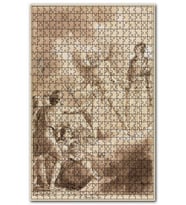 Cakapuzzle Charles Abraham Chasselat dan Alegori isimli Puzzle Yapboz MDF(Ahşap) (500 Parça)