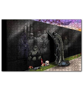 Cakapuzzle Darth Vader ve Stormtroopers Duvar Boyama  Puzzle Yapboz MDF (Ahşap) (255 Parça)