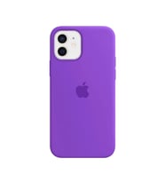 IPHONE 11 UYUMLU LOGOLU İÇİ KADİFE LANSMAN TELEFON KILIFI (Mor)