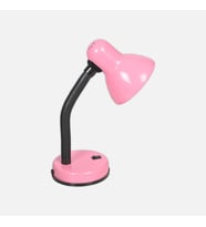 Mobgift Spiralli Retro Çalışma Öğrenci Masa Lambası (Pembe)