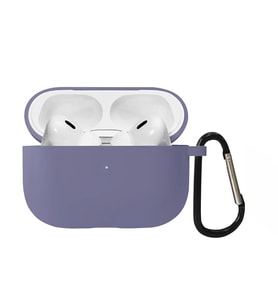 Microsonic AirPods Pro 2.Nesil Liquid Silicone Lansman Mor (Açık Gri)