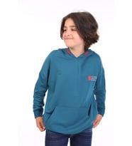 Toontoy Erkek Çocuk Baskılı Sweatshirt (Petrol)
