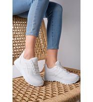 Sneakers Spor Ayakkabı (Beyaz)