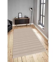 Dijital Baskılı Yıkanabilir Kaymaz Modern Renkli Salon Halısı Mutfak Halısı Yolluk ND-HY-858 (Vizon)