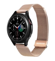 Dux Ducis SM Galaxy Watch 22MM-Huawei GT3-GT3 Pro 46MM-Magic 2 46MM Milano Loop Kayış Kordon (Gold)
