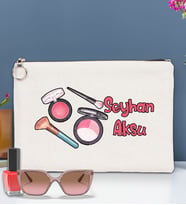 BK Gift Kişiye Özel İsimli-1 Astarlı Portföy Çanta 30x21cm(12 Renk Seçeneği), Baskılı El Çantası, Organizer Çanta (Ham)