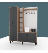 Anzera - Berlin Portmanto (Atlantik Çam-Antrasit)