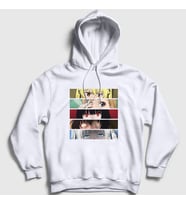 Presmono Unisex Beyaz Girls Anime kakegurui Kapüşonlu Sweatshirt 239730tt (Beyaz)