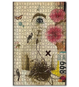 Cakapuzzle İllüstrasyonlar Anatomik Sanat Görseli Puzzle Yapboz MDF (Ahşap) (255 Parça)