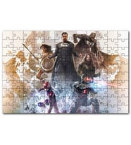Cakapuzzle Adalet Birliği Süper Kahraman Karakterleri Puzzle Yapboz MDF (Ahşap) (255 Parça)